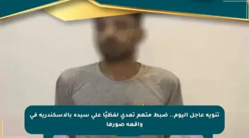 تنويه عاجل اليوم.. ضبط متهم تعدى لفظيًا على سيدة بالإسكندرية في واقعة صورها